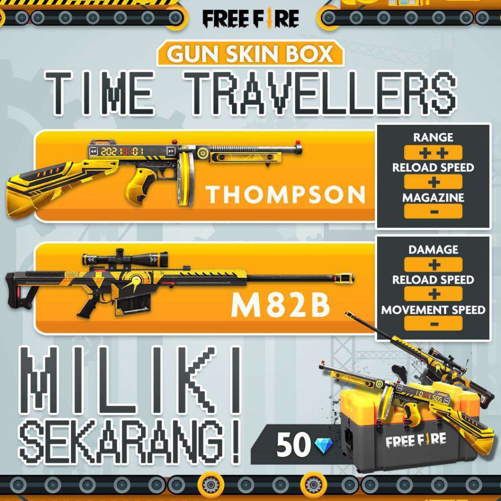 gun skin box time travellers thompson dan m82b